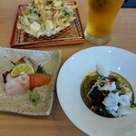 Muramatsu Shouten Sushi To Tempura To - 昼呑みセット