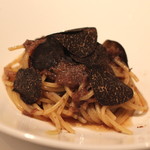 Restaurant L'asse - スパゲッティ　京都 丹波の猪、そのホホ肉のラグー