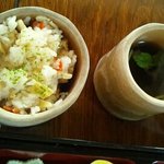 合馬茶屋 - 筍御飯と若竹汁