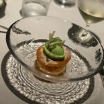 Restaurant Le Proust Miura - 湯河原産柑橘のマセレとシトロンクリーム　バジルとヨーグルトのソルベ