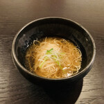 イノベーティブ フレンチ ワタハン - 〆　煮麺〜牛骨のスープ〜