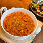 Tomato stew with tripe