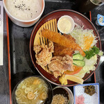 登利平 高崎モントレー店 - ミックスフライランチ