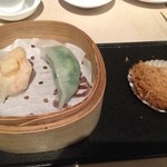 中国飯店 富麗華 - 香港式点心三種盛り合わせ（北京ダックコース）