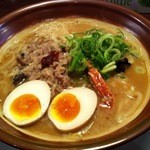 なおじ - 渡り蟹の味噌ラーメン