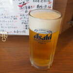 千日前 おく田 - 生ビール