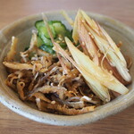 千日前 おく田 - ハモ皮の酢の物