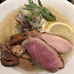 鴨出汁中華蕎麦 麺屋yoshiki - 鴨出汁冷やしそば～塩ver.