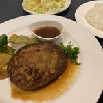 レストラン南 - ハンバーグ和風ソース（¥1,430）