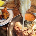 グルガオン - クルチャのチーズがトロ～(*￣∇￣)ノ