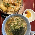 名物げそ天丼と自家製うどん お多福 - 小うどん