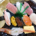 Tsukiji Sushi Gen Ando I-To-Itto - 頂いたお寿司です