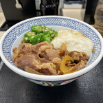 Yoshinoya - 牛麦とろ丼　ご飯少なめ