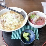 満洲味 - ラーメンとビーフ丼ミニセット