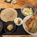 Kokubunji Soba - ランチのミニ天丼とそば