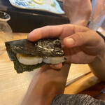松野寿司 - 平貝の炙り海苔巻き