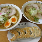 青竹手打ラーメン 日向屋 - 我が家のラインナップ