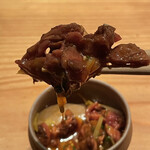 とり茶太郎 - 混ぜてかましてリフト！濃厚で旨味爆発！