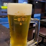ひしゅうや - 生ビール（一番搾り）
