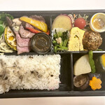 MOTHER'S LUNCH - 大地のいろどり膳 知多牛ステーキ・彩り野菜のグリル添え（1850円）