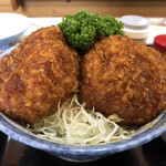 和尚 - ヒレソースカツ丼アップ