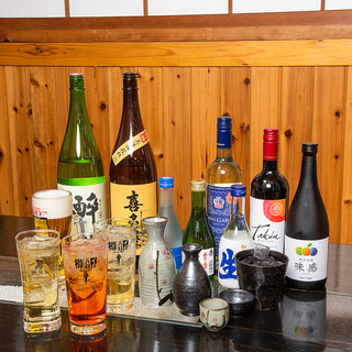 酒蔵と共同開発した当店オリジナルの焼酎は、料理とも相性抜群◎
