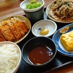 街かど屋 - 玉子焼き定食です➰(o^∀^o)