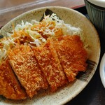 Machikadoya - ハーフ豚カツ、豚カツソースとカラシ付き！！