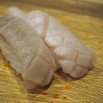 Sushi Kujira - 平目 縁側