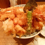 オーダーした江戸前天丼　￥８８０