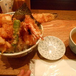 日本橋 天丼 金子半之助 - 江戸前天丼と黒豆茶