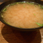 日本橋 天丼 金子半之助 - 味噌椀　￥１００