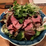 味工房まんま - 黒毛和牛ローストビーフサラダ