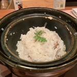 味工房まんま - 土鍋炊き込みご飯 　ぢどりとごぼう