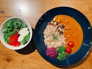 Vegewest Cafe & WineBar - 無添加カレー(ガーリックシュリンプ)