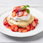 Rich strawberry Pancakes