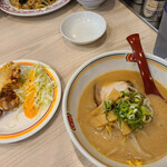 餃子の王将 - 焼飯ジャストサイズラーメン