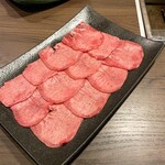 炭火焼肉 円寿 - ねぎ塩タン ※2人前