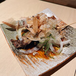 焼き鳥・日本酒ダイニング SAKi - はつ土佐ポン酢