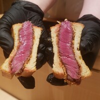 銀座 ちかみつ 並木通り - 和牛カツサンド　