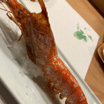 四谷藤すし - 赤海老の塩焼き