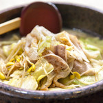 Yakitori Takachan - 鶏のだしがきいた『鶏スープのちゃんぽん』　長州どりの旨味が味わえるちゃんぽん。たっぷりの野菜の甘みにスープがからんで美味しさ倍増！