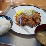 福祉センター食堂 - ご飯も量多めです。