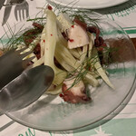 ア フェネステッラ - イタリア産ウィキョウとタコのサラダ(¥1,800)