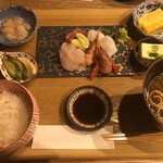 Kanazawa Robata Gyokaijin - 限定10食のお刺身定食
