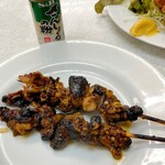 ゆたか食堂 - 鰻肝串お代わりしてもた