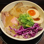 豚そば専門店 一望 - 特製カニ塩豚骨