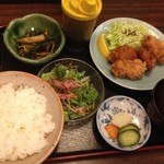 Jisaku Sushi - 牡蠣フライ＆ホタテフライ定食