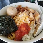 塩そば専門店 桑ばら - 冷やしトマトカレー油そば