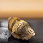 鮨 むらやま - 2022.8 新子3枚付け（海老おぼろを挟んで）